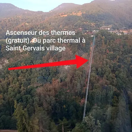 View Aravis & Terrace Close To Thermal Baths * 圣热尔韦莱班