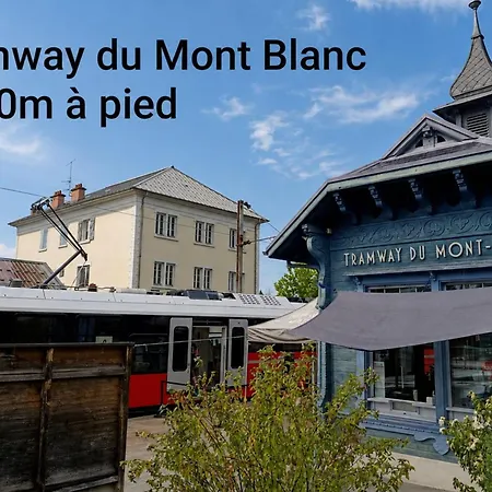公寓 View Aravis & Terrace Close To Thermal Baths 圣热尔韦莱班